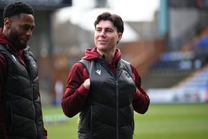 Mason Hancock travelled to Prenton Park, but was not involved in the match day squad.