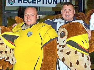 Supporting image for story: Baggie Bird organising mascot match for Richard Eades's family