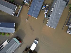 Supporting image for story: More heavy rain on way as dozens of people evacuated from flooded holiday park