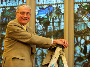 Supporting image for story: Wednesbury church's stained glass window saved after £13,000 grant