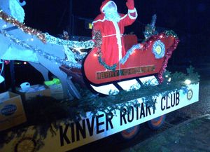 Santa is on his way to the streets of Kinver soon.