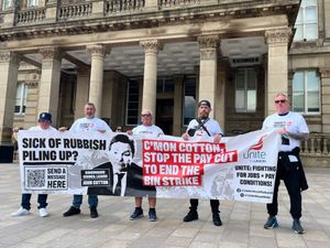 Supporting image for story: Now the strike-breakers are on strike: Union claims agency workers will join Birmingham's striking bin workers on the picket lines