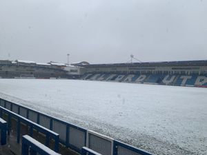 Supporting image for story: AFC Telford vs Kettering postponed due to frozen pitch 