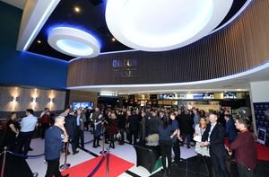 Guest gather for the official opening of the new Odeon Luxe cinema in Stafford