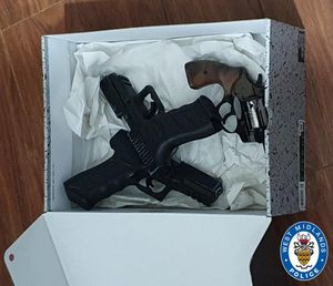 Guns were also seized
