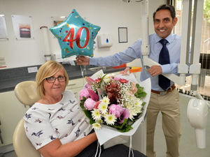 Supporting image for story: Dentist celebrates 40 years at practice