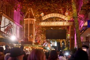 The opening night of the Birmingham Frankfurt Christmas Market in 2024