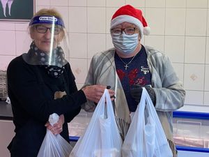 Supporting image for story: Butcher donates to church's food parcel effort with packs being given out on Christmas Eve