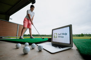Izzy Negron-Jennings, 11, will be taking part in the virtual golf tournament to raise money for charity