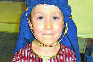 Andris Buslig as a pupil at Ludlow Infants School