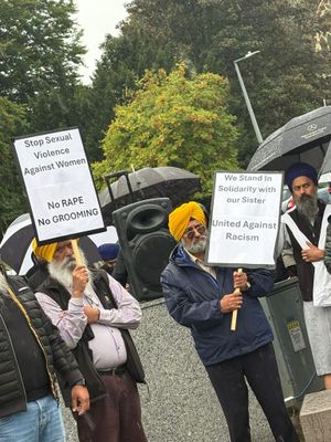 Those attending were determined to speak up against violence against women