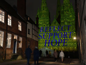 Supporting image for story: Region lit up to remember Covid-19 victims on Day of Reflection