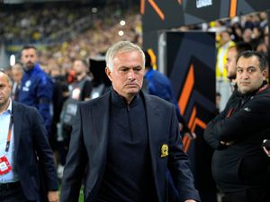 Supporting image for story: Jose Mourinho sent to the stands as Man Utd remain winless in the Europa League