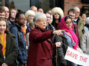 Supporting image for story: Walsall Council cuts: Dozens protest outside Leather Museum
