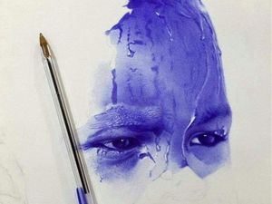Supporting image for story: Artist goes viral for creating astonishingly realistic portraits with Biro pens