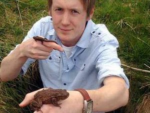 Supporting image for story: Ben hops to it and rescues 40 Wrekin toads