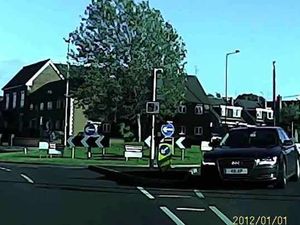 Supporting image for story: VIDEO: JCB boss's drink-drive crash is caught on film