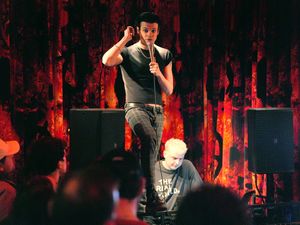 Musician Yungblud on stage