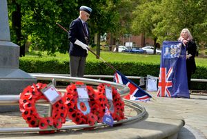 The event helped to remember all those associated with the Falklands war