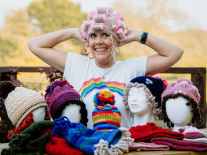 Supporting image for story: 'On yer head, mum!' - Former Salop ace's mum knits for kids with cancer