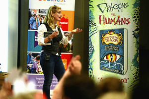 Supporting image for story: How To Train Your Dragon author wows pupils at Shrewsbury High School
