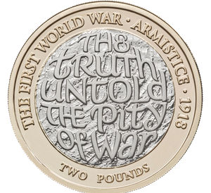 A new £2 coin will feature a quote from Owen’s poem Strange Meeting