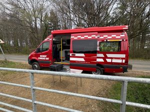 The incident command unit. Picture: Tweedale Fire Station. 
