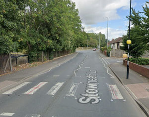 Stowheath Lane, Wolverhampton, near to where the works will take place