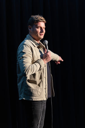 Scott Bennett at The Edge Comedy Club, Much Wenlock on Saturday. Photo: Andy Brook