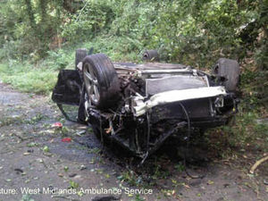 Supporting image for story: Driver's 'miraculous' escape from Shropshire crash