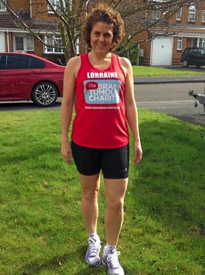 Lorraine Blythe has been inspired to run a marathon.