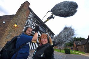 Sound engineers Grant Snaith and Karen Jensen-Clark