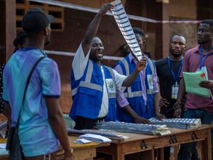 Supporting image for story: Polls close in election considered important test for African democracy