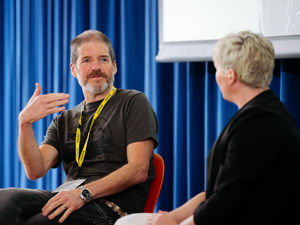 Supporting image for story: Walking Dead creator Charlie Adlard talks comics and careers with school pupils