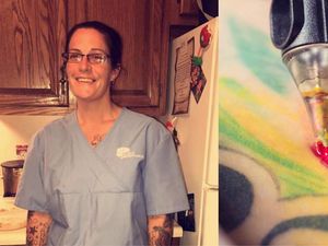 Supporting image for story: This man’s passionate defence of his tattooed nurse mother is guaranteed to capture your heart