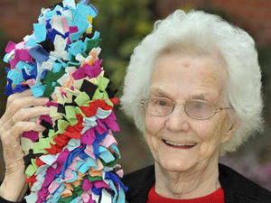 Supporting image for story: Jessie battles on to keep on sewing