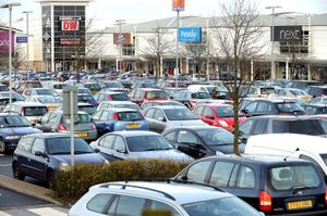 Telford Forge Shopping Park at Christmastime