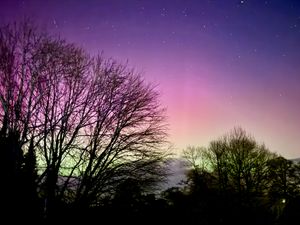 The Northern Lights in Shropshire. Pictures: Councillor Thomas Janke