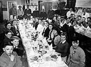 Supporting image for story: Bellringers' supper