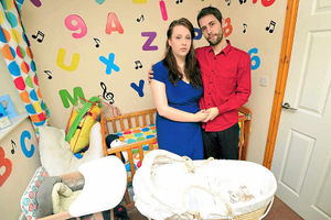 Katyia Rowe who was a mother for only a day. Pictured with partner Shane and collect pictures of her son Lucian