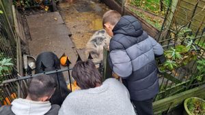 Families have visited to drop off their leftovers.