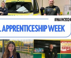 Supporting image for story: Apprentices key to building future workforce at West Midlands Ambulance Service