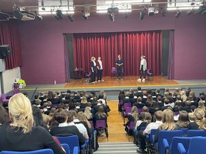 Supporting image for story: Hard hitting production shown at secondary school