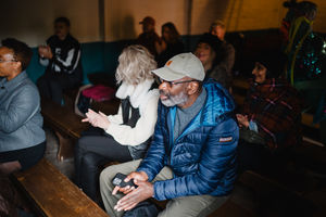 Audiences enjoy the screening of Black Country by the Sea at historical Black Country Living Museum cinema. Picture by Lee Allen, courtesy of Creative Black Country.
