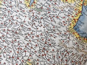 Supporting image for story: Peep at Lichfield Cathedral map is out of this world 