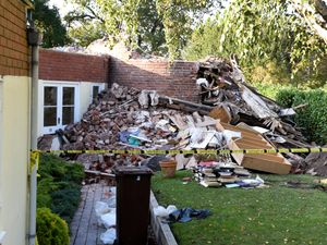 Supporting image for story: Grandfather is 'lucky to be alive' after windmill blast