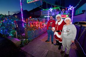 Ben, Nick and Julia Barnard put together an impressive display every year