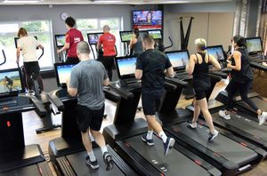 The club's state of the art gym