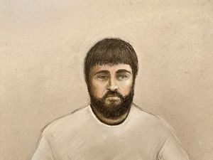 Court sketch of Kyle Clifford