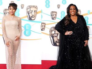 Supporting image for story: Sparkly statement garments reign supreme on Baftas red carpet
